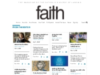 From the Editor | Faith Magazine