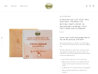        Natural Citrus Splash Goat Milk Soap Bar (5 Oz) | Falls River S