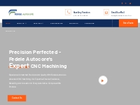 Precision CNC Components Manufacturer | Fedele Autocore