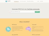 RSS Generator - FetchRSS