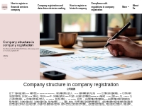 Company structure in company registration