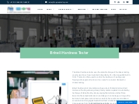 Brinell hardness Tester supplier, Manufacturer, Exporter in India, UAE