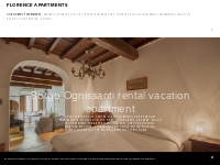 Borgo Ognissanti rental vacation apartment   florence apartments