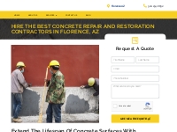 Best Concrete Repair Contractors in Florence, AZ - Call Us