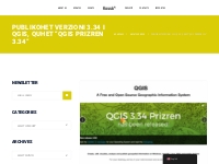 Publikohet verzioni 3.34 i QGIS, quhet  QGIS Prizren 3.34    FLOSSK