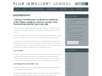 Flux membership, a jewellery community and Jewellery studio in London.