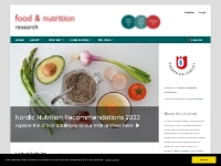  		Food & Nutrition Research
