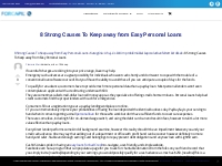 8 Strong Causes To Keep away from Easy Personal Loans   www.forcapil.h