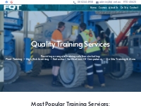Forklift Quality Training Adelaide