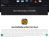 Heat Resistant Solar Reflective Roof Paint | Fortspecialties