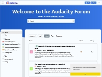 Audacity Forum