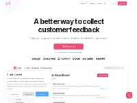 Frill - A Customer feedback, Roadmap and Announcements tool.