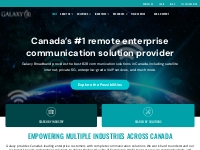 Canada’s #1 Business Satellite Internet Solutions Provider
