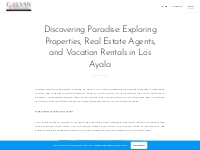 Discovering Paradise: Exploring Properties, Real Estate Agents, and Va