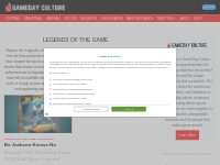 LEGENDS OF THE GAME - GameDay Culture