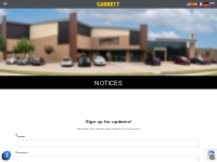 Notices | Garrett Metal Detectors