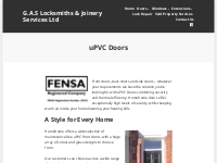 uPVC Doors - G.A.S Locksmiths   Joinery Services Ltd