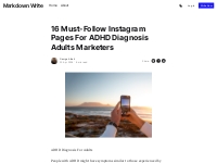 16 Must-Follow Instagram Pages For ADHD Diagnosis Adults Marketers