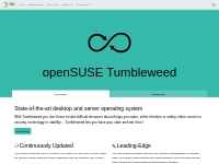           openSUSE Tumbleweed -          Get openSUSE