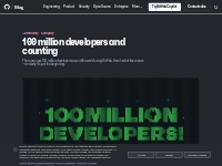 100 million developers and counting - The GitHub Blog