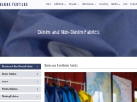 Denim and Non-Denim Fabrics   Globe Textiles India Limited
