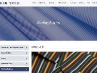 Shirting Fabrics   Globe Textiles India Limited