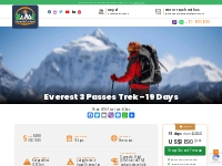 Everest 3 Passes Trek - 19 Days | Glorious Eco Trek Nepal