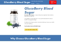 GlucoBerry Blood Sugar (USA Official) Get 70% OFF Today