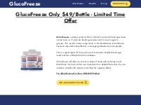 GlucoFreeze  (USA Official) Get 50% Discount Today