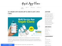Go Online With Gojek Clone App in Just a Few Steps - Gojek App Clone