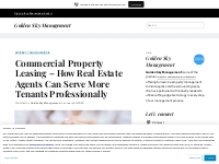 Commercial Property Leasing   How Real Estate Agents Can Serve More Te