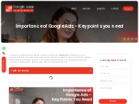 Importance of Google Ads - Key points you need - Google Ads Agency Dub