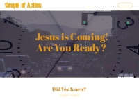 Gospel of Action   Jesus is coming
