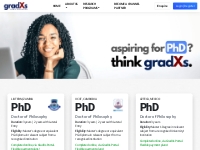 Doctor of Philosophy | Accredited PhD | Online PhD | GradXs