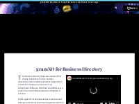 @gramXO Business directory   @gramXO for Business and News Coverage