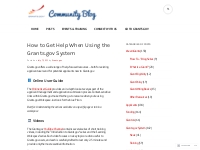 How to Get Help When Using the Grants.gov System   Grants.gov Communit