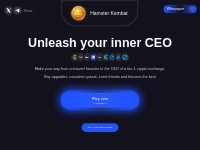 Hamster Kombat - From Shaved Hamster to Grandmaster CEO of Cryptocurre