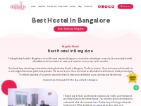 Best Hostel In Bangalore -Ladies Hostel In Bangalore | HappiLiv Hostel