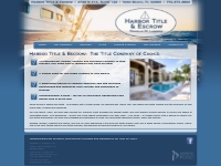 Vero Beach Title Insurance & Escrow | Harbor Title & Escrow, Inc Vero 