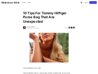 10 Tips For Tommy Hilfiger Purse Bag That Are Unexpected