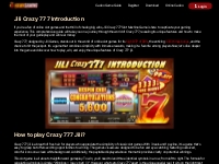 Jili Crazy 777 Slot Review and Free Demo