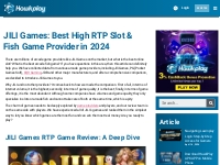 JILI Games | Best High RTP Slot   Fish Games in 2024