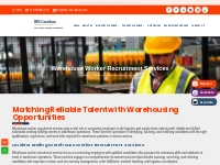 warehouse worker recruitment services/temp agencies warehouse staffing