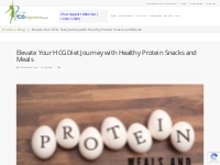 Elevate Your HCG Diet Journey with Healthy Protein Snacks and Meals - 