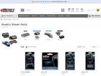 Electric Shaver Parts from Braun, Panasonic, Philips, Remington
