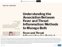 Understanding the Association Between Fever and Throat Inflammation: M