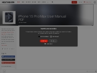 iPhone 15 Pro Max User Manual PDF by Grace Woodd | hearthis.at