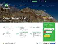 Upper Mustang Trek Cost   Itinerary -15 Days Package