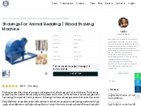 Shavings For Animal Bedding?wood Shaving Machine