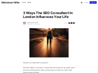 3 Ways The SEO Consultant In London Influences Your Life